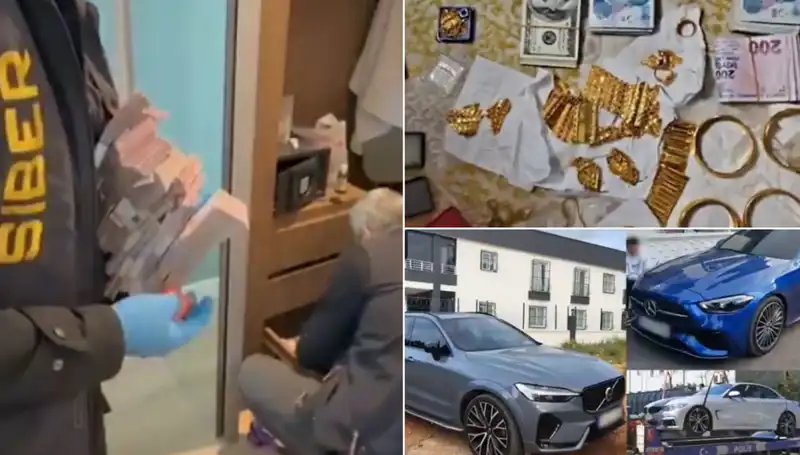 39 İlde Düzenlenen Dev Operasyonda 568 Gözaltı ve Büyük Miktarda Varlık Ele Geçirildi