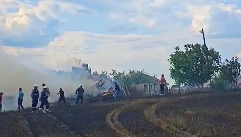 Tarlayı Kundaklayan Şahıs, 96 Saat İçinde Polis Tarafından Yakalandı
