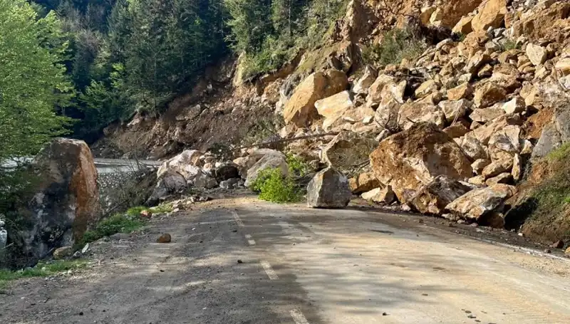 Giresun'da Heyelan: Ana Yol Ulaşımı Kapatıldı, Önlemler Alınıyor!