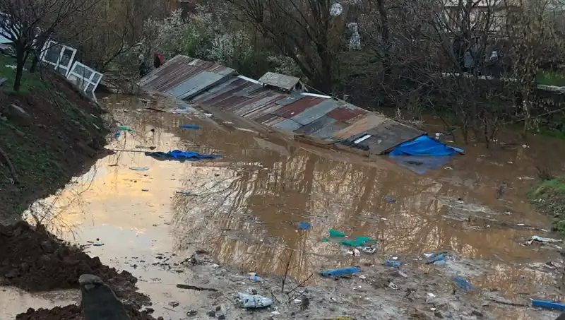 Bingöl’ü Vuran Sağanak: Ahırlar Sular Altında Kaldı, Hayvanlar Tehlikede!