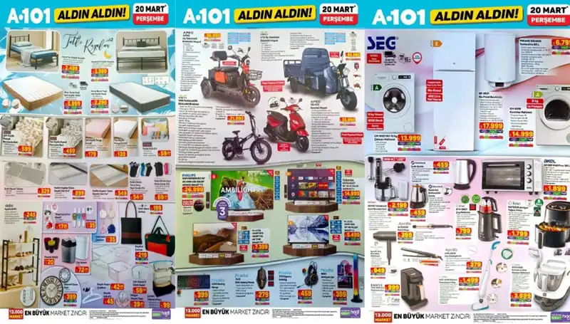 A101 Aktüel Kataloğu 20 Mart: Ev Dekorasyonunda Yenilikler