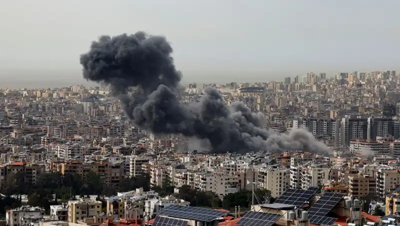 İsrail Ordusu Beyrut'un Güneyinde Hava Operasyonları Gerçekleştirdi