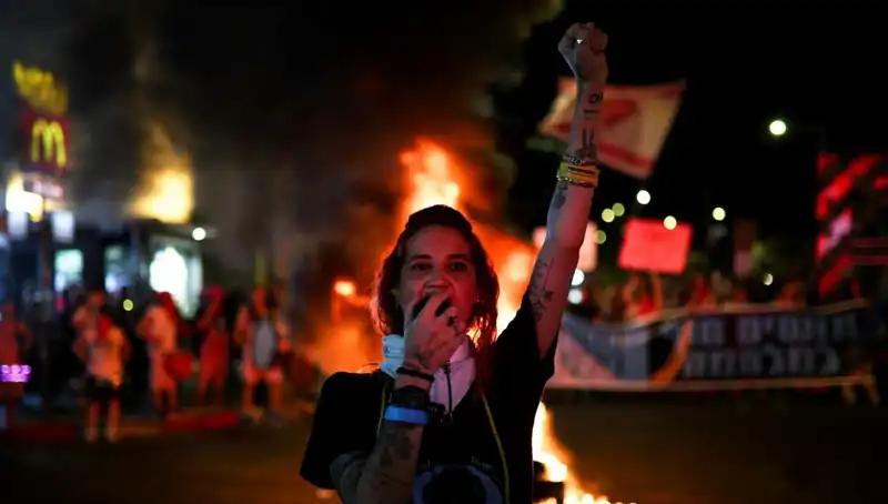 İsrail'de Binlerce Kişi Sokaklarda: Gazze Savaşına Son Değilse Ne Olacak?