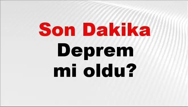 Muğla'da Son Dakika Deprem: Şiddeti ve Detaylarıyla Bilgilendirme