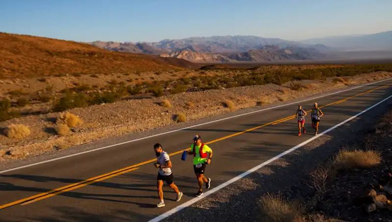 Ölüm Vadisi'nde Dünyanın En Zor Maratonunu Koşarak Rekor Kıran Cesur Sporcu
