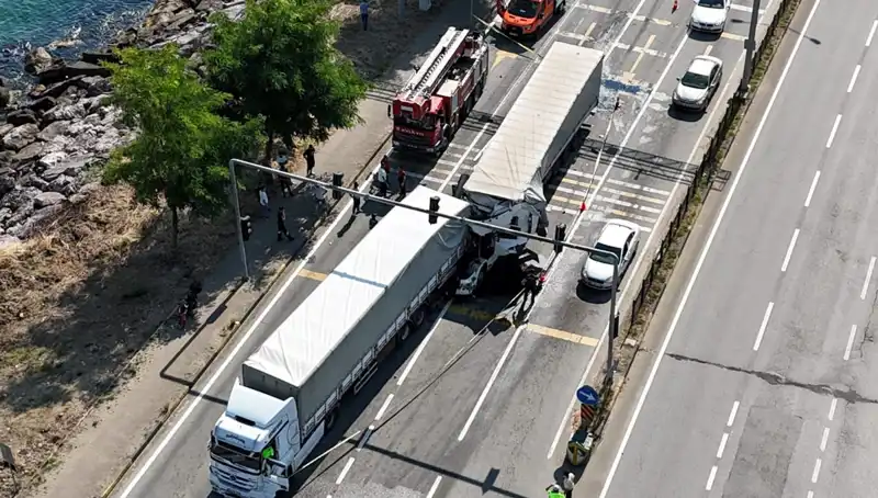 Karadeniz Sahil Yolu'nda Feci Zincirleme Kaza: TIR Şoförü Hayatını Kaybetti
