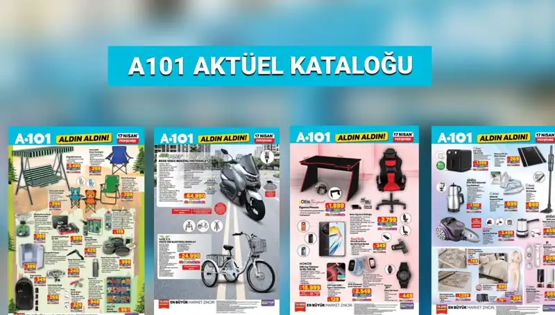 A101'de 17-24 Nisan Aktüel Ürünler: Alışverişte Fırsatlar Sizi Bekliyor!