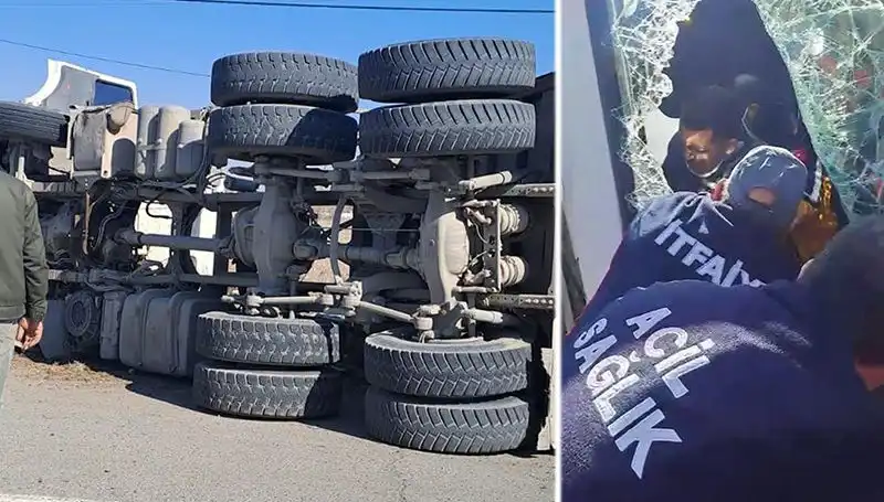 Virajı Alamayan Kamyonun Devrilmesi: Kaza Sonrası Neler Oldu?