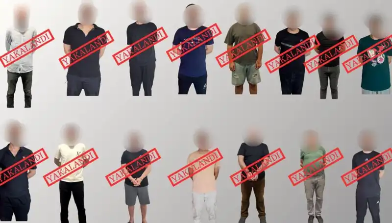 Kırmızı Bültenle Aranan 14 Kişi Yakalanarak Adalete Teslim Edildi